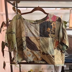 Hand dyed vintage top!